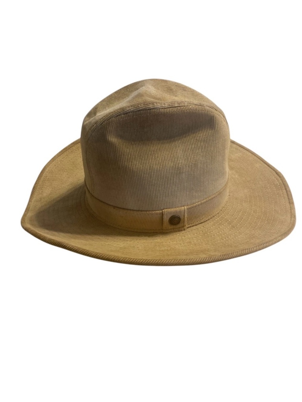 Vintage Levi Strauss & Co Cowboy Tan Western Hat Corduroy 7 USA Made - Picture 3 of 12